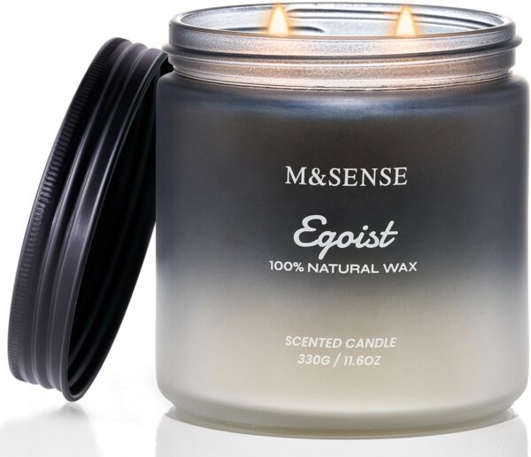 Lavender Sandalwood Scented Candle, specially crafted for men.